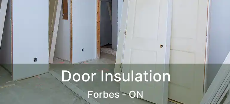  Door Insulation Forbes - ON