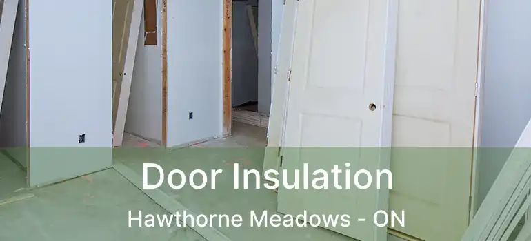  Door Insulation Hawthorne Meadows - ON