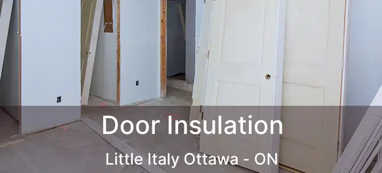  Door Insulation Little Italy Ottawa - ON