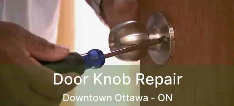  Door Knob Repair Downtown Ottawa - ON