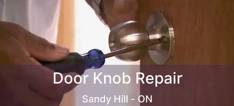  Door Knob Repair Sandy Hill - ON