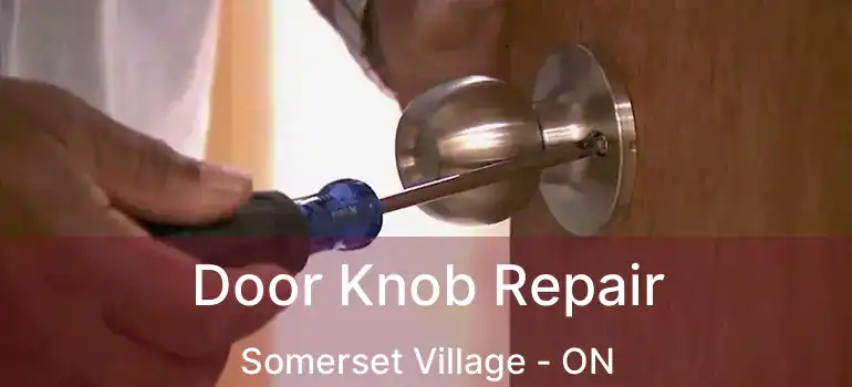  Door Knob Repair Somerset Village - ON