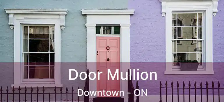  Door Mullion Downtown - ON