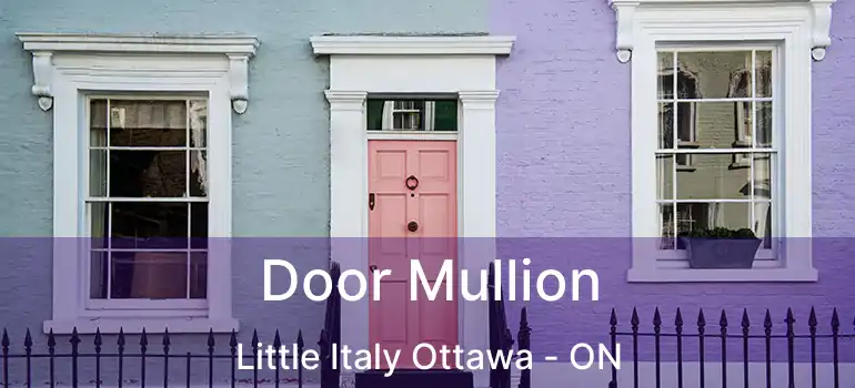  Door Mullion Little Italy Ottawa - ON