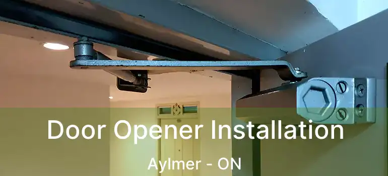  Door Opener Installation Aylmer - ON