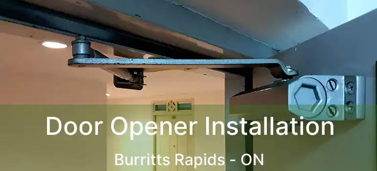  Door Opener Installation Burritts Rapids - ON