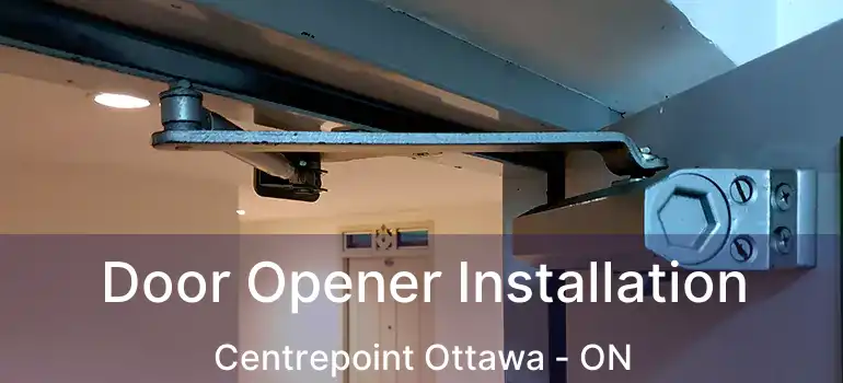  Door Opener Installation Centrepoint Ottawa - ON