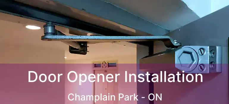  Door Opener Installation Champlain Park - ON