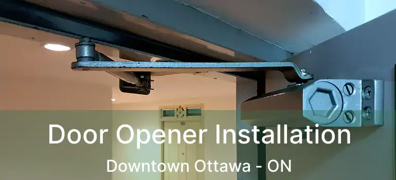  Door Opener Installation Downtown Ottawa - ON