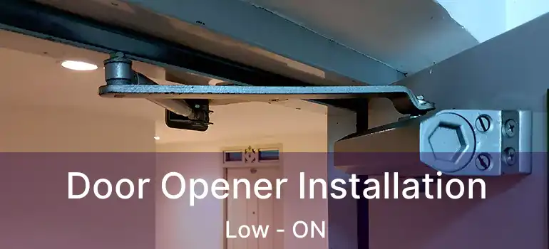  Door Opener Installation Low - ON