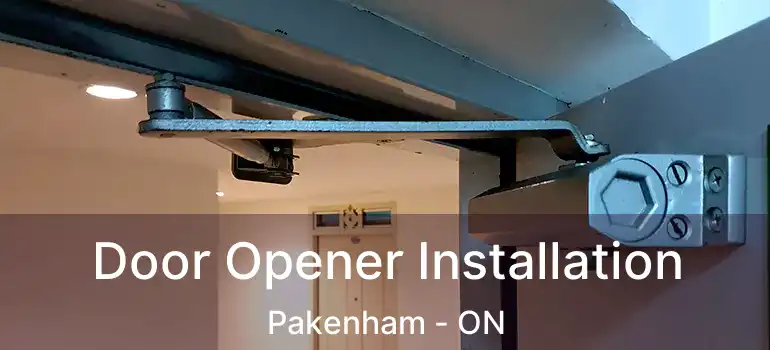  Door Opener Installation Pakenham - ON