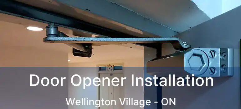  Door Opener Installation Wellington Village - ON