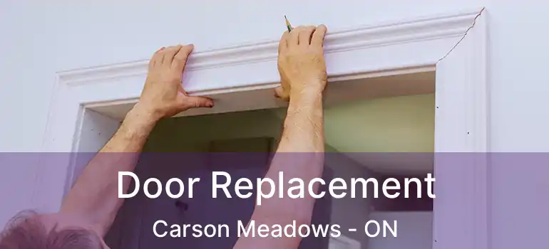  Door Replacement Carson Meadows - ON