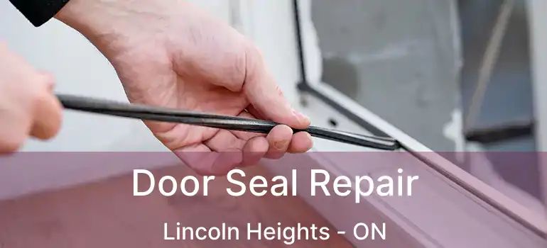  Door Seal Repair Lincoln Heights - ON