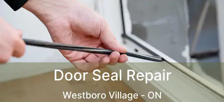  Door Seal Repair Westboro Village - ON