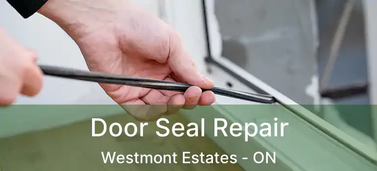  Door Seal Repair Westmont Estates - ON