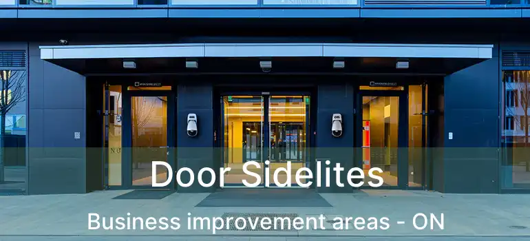  Door Sidelites Business improvement areas - ON