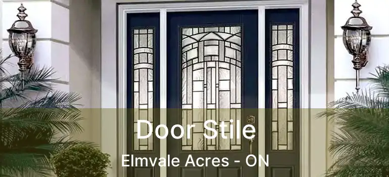  Door Stile Elmvale Acres - ON