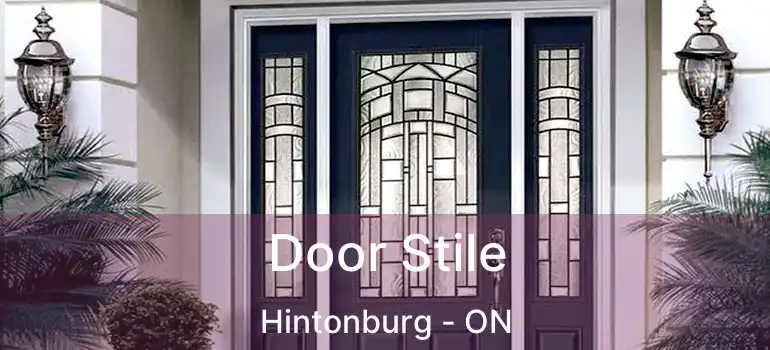  Door Stile Hintonburg - ON