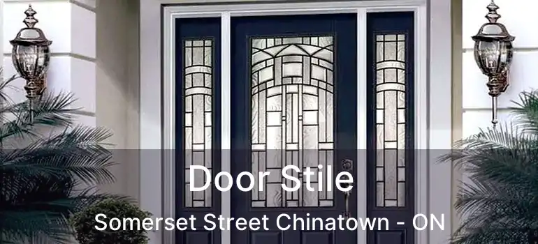  Door Stile Somerset Street Chinatown - ON