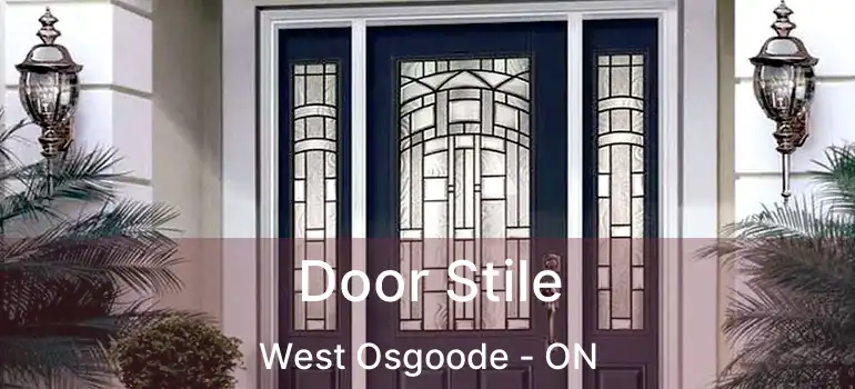  Door Stile West Osgoode - ON