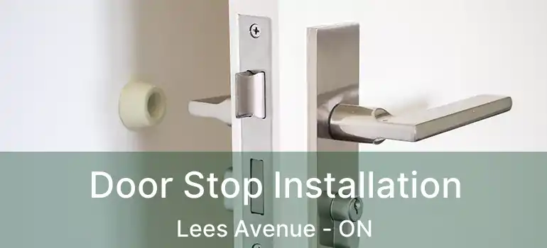  Door Stop Installation Lees Avenue - ON