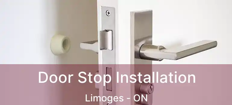  Door Stop Installation Limoges - ON