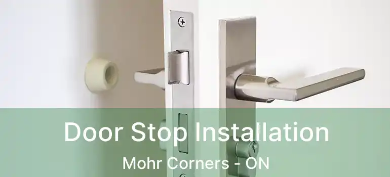  Door Stop Installation Mohr Corners - ON