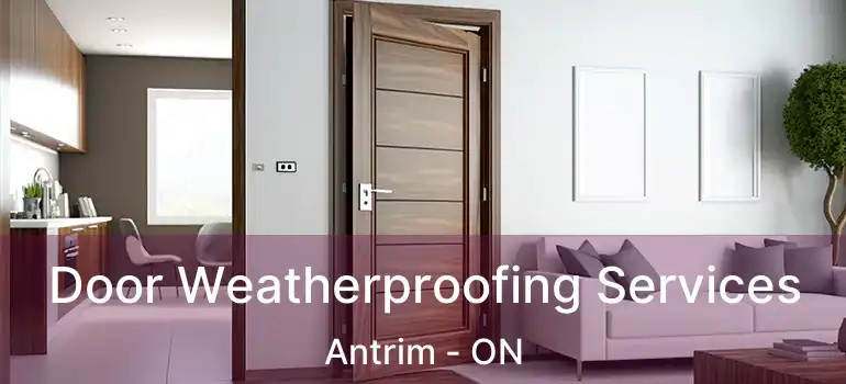  Door Weatherproofing Services Antrim - ON