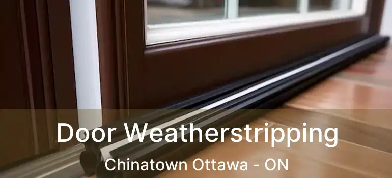  Door Weatherstripping Chinatown Ottawa - ON