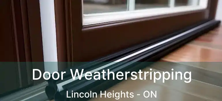  Door Weatherstripping Lincoln Heights - ON