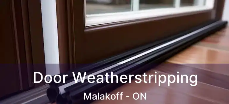  Door Weatherstripping Malakoff - ON