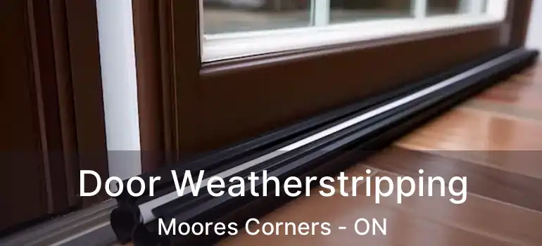  Door Weatherstripping Moores Corners - ON