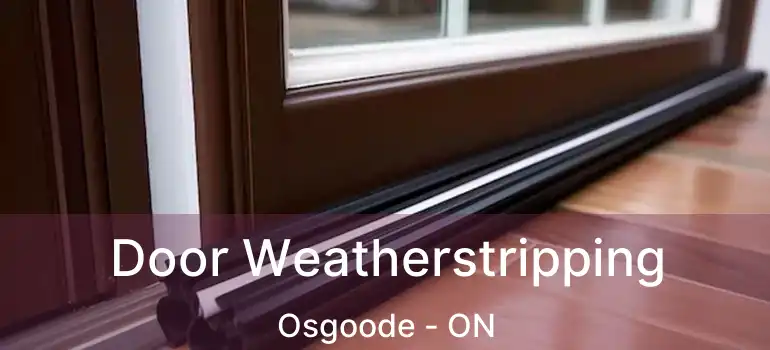  Door Weatherstripping Osgoode - ON