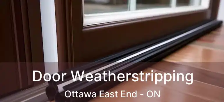  Door Weatherstripping Ottawa East End - ON