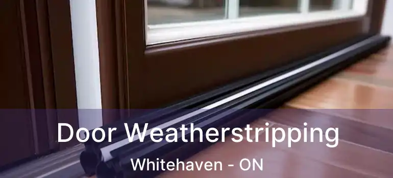  Door Weatherstripping Whitehaven - ON