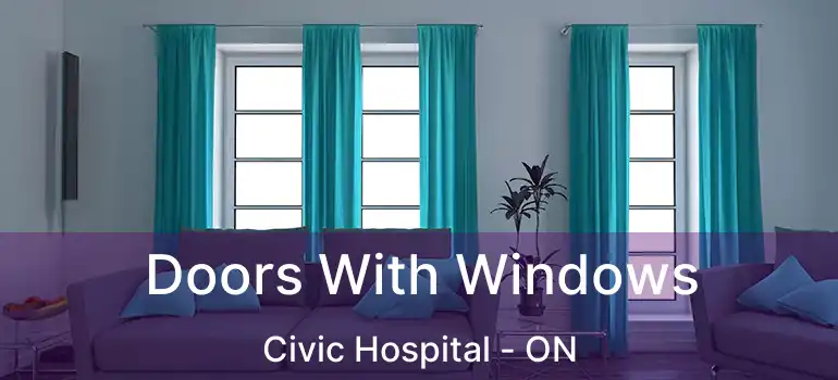  Doors With Windows Civic Hospital - ON