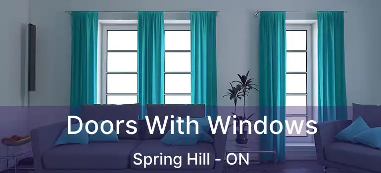  Doors With Windows Spring Hill - ON