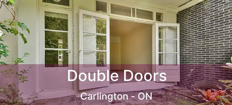  Double Doors Carlington - ON