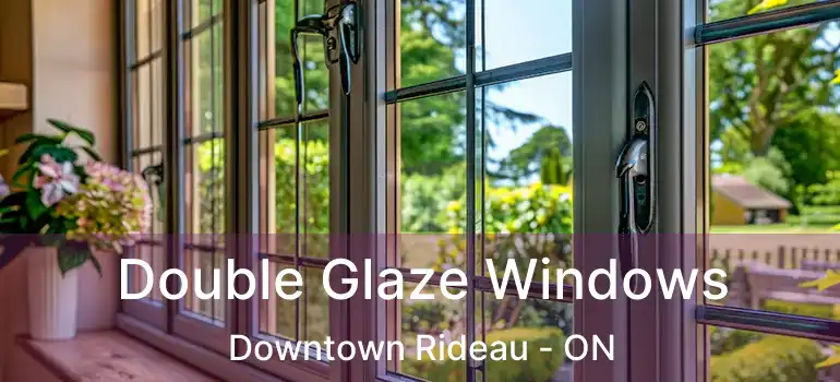  Double Glaze Windows Downtown Rideau - ON