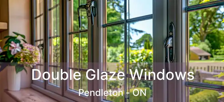  Double Glaze Windows Pendleton - ON