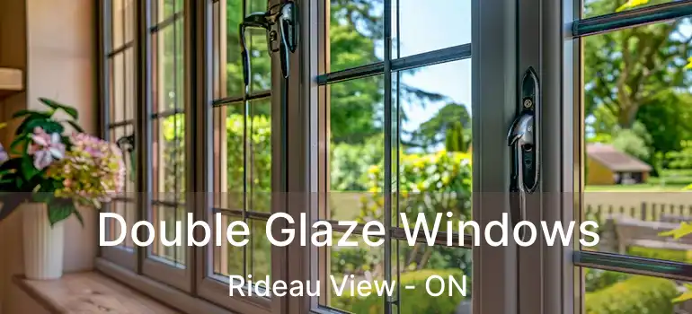  Double Glaze Windows Rideau View - ON