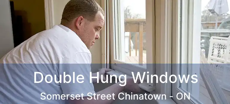  Double Hung Windows Somerset Street Chinatown - ON