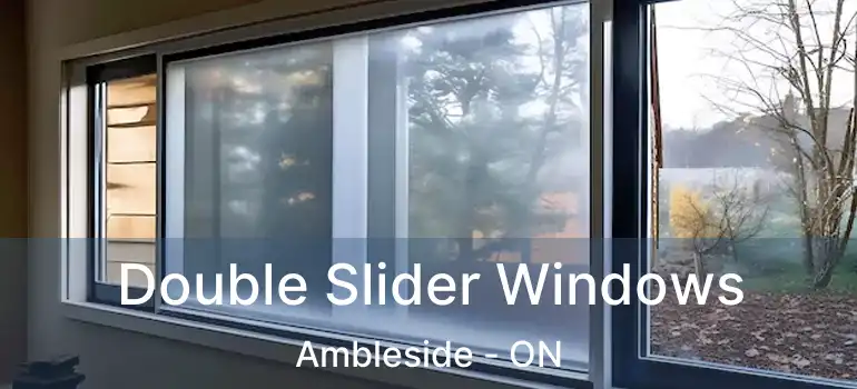  Double Slider Windows Ambleside - ON