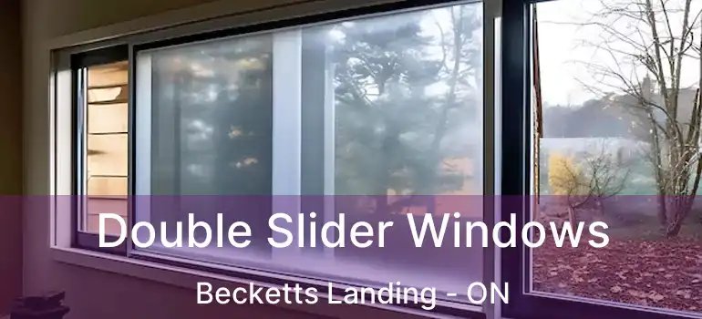  Double Slider Windows Becketts Landing - ON