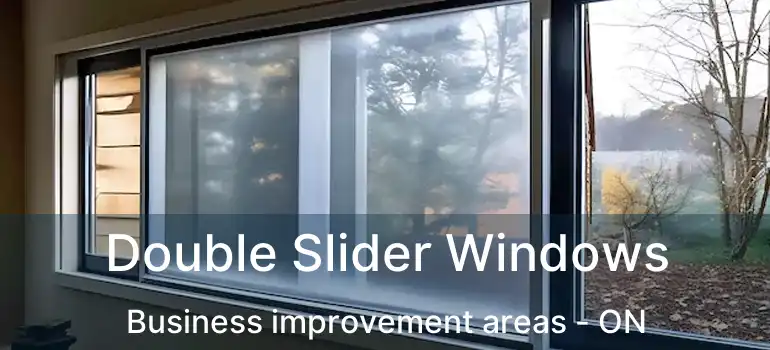  Double Slider Windows Business improvement areas - ON