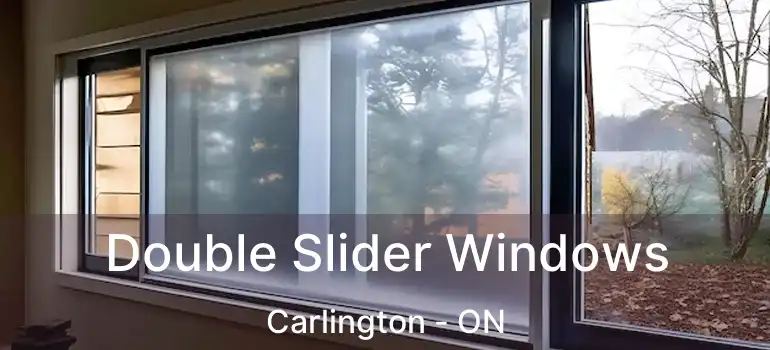  Double Slider Windows Carlington - ON