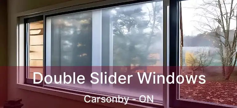  Double Slider Windows Carsonby - ON