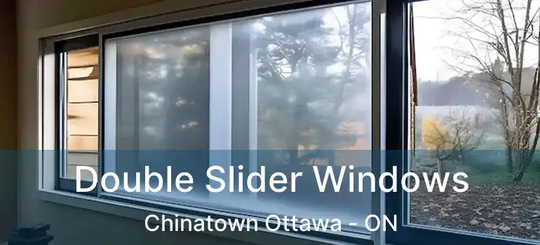  Double Slider Windows Chinatown Ottawa - ON