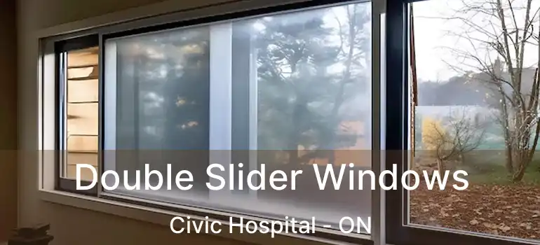  Double Slider Windows Civic Hospital - ON